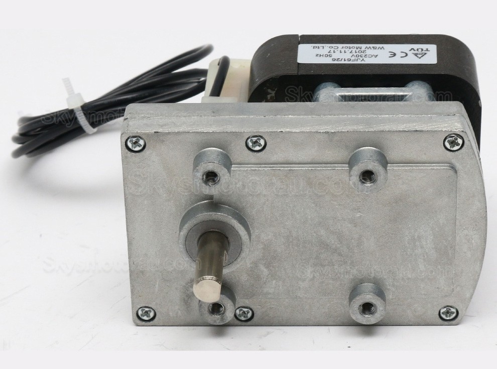 110/220V Shade Pole Gearmotor TT-YJ61 with Ratio 36:1 - 1161:1 Spur Gearbox